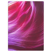 Roze en Paarse Abstracte dans Klembord (Achterkant)