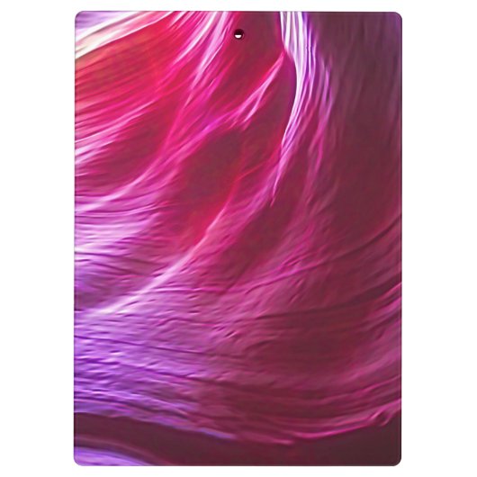 Roze en Paarse Abstracte dans Klembord (Achterkant)