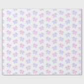 Roze en Paarse ballet Birthday Pointe Shoes Cadeaupapier (Vlak)