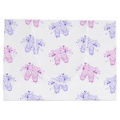 Roze en Paarse ballet Birthday Pointe Shoes Groot Cadeauzakje (Achterkant)