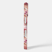 Roze en paarse bloemen Alcohol inkt illustratie Case-Mate iPhone Case (Achterkant / Rechts)