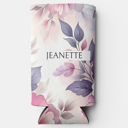  Roze en Paarse Bloemen Gepersonaliseerd (Voorkant)