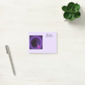 Roze en Paarse cirkelvormig abstract ontwerp Post-it® Notes (Kantoor)