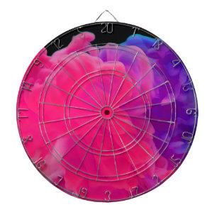 Roze en Paarse digitale rook Dartbord