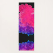 Roze en Paarse digitale rook Yogamat (Achterkant)