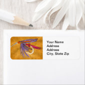 "Roze en Paarse" forel — label voor retourzending (Insitu)