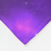 Roze en Paarse Galaxy Dance Fleece Deken (Hoek)