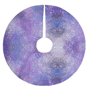 Roze en paarse glitters Bling Kerstboom Rok
