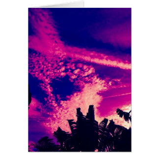 Roze en Paarse Interessante Lucht