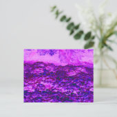 Roze en Paarse Kudzu-wijnstokken Briefkaart (Staand voorkant)