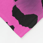 Roze en Paarse luipaard afdrukken Fleece Deken (Hoek)