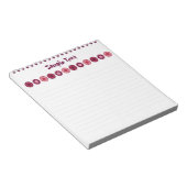 Roze en Paarse Notitieblok van Florence (Schuin)