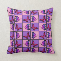 Roze en Paarse patchwork Butterflies
