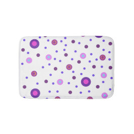 Roze en Paarse poka-Dot Bath Mat
