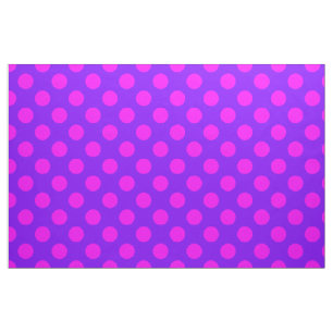 Roze en Paarse poka Dots Design Stof