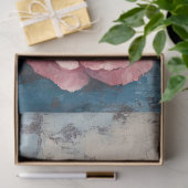 Roze en Paarse Rozen Distressed Decoupage Tissuepapier (Geschenk)