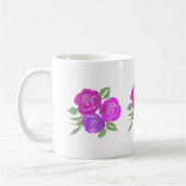 Roze en Paarse Rozen Mok (Links)