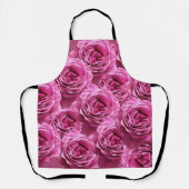 Roze en paarse rozen schort (Voorkant)