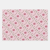 Roze en Paarse sinaasappel Inpakpapier Vel (Voorkant)