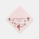 Roze en Paarse sinaasappel Servet (Hoek)