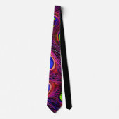 Roze en paarse stijve textuur stropdas (Voorkant)