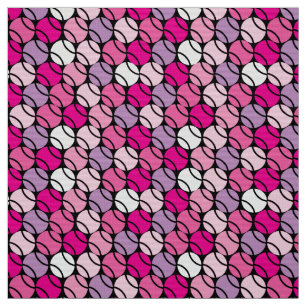Roze en paarse tennisballen stof