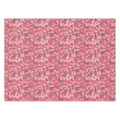 Roze en Paarse Tile-mozaïek Tafelkleed (Voorkant (Horizontaal))