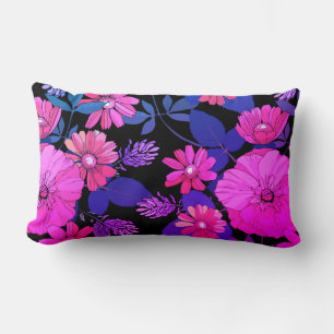 Roze en Paarse ventilator — Lumber Pillow Kussen