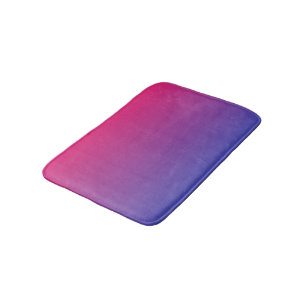 Roze en paarse verloopkleuren badmat