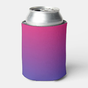 Roze en paarse verloopkleuren blikjeskoeler