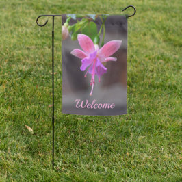 Roze en Paarse vlag van de tuin van Fuchsia