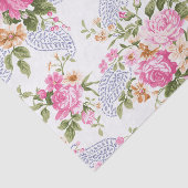 Roze en Paisley Tissuepapier (Detail)