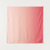 Roze en perzik gradiënt achtergrond wandkleed (Voorkant (horizontaal))