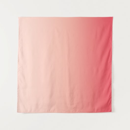 Roze en perzik gradiënt achtergrond wandkleed (Voorkant (horizontaal))