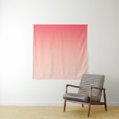 Roze en perzik gradiënt achtergrond wandkleed (In situ)
