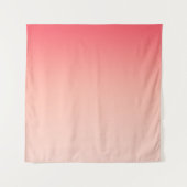 Roze en perzik gradiënt achtergrond wandkleed (Voorkant)