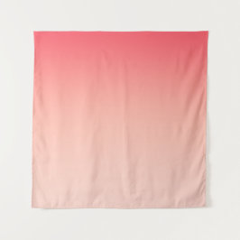 Roze en perzik gradiënt achtergrond wandkleed