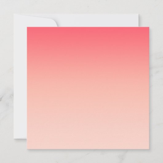 Roze en perzik verloop achtergrond (Voorkant)