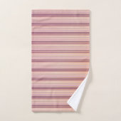 Roze en perzikkoraal bad handdoek (Handdoek)