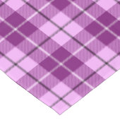 Roze en pruim tartan plakken tafelkleed (Gekanteld)
