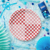 Roze en rode 9-inch Bord (Feest)