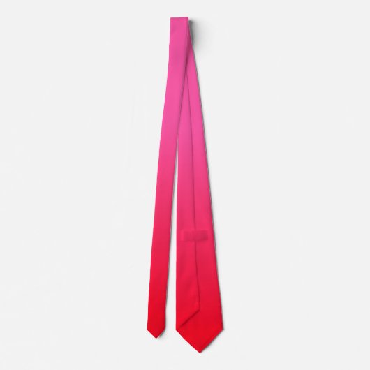Roze en rode gradiënt stropdas (Achterkant)