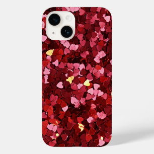 Roze en rode harten Case-Mate iPhone 14 hoesje