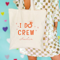 Roze en Rode I Do Crew Schets Bachelorette Feest