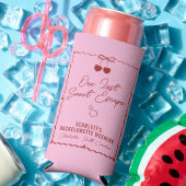 Roze en rode kers bachelorette-weekend mini