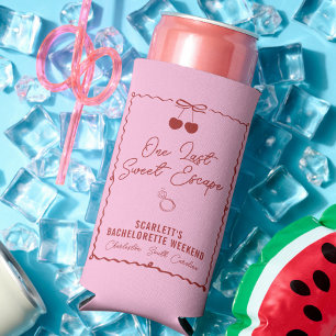 Roze en Rode Kersen Bachelorette Weekend Mini