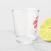 Roze en Rode Meisjesuitstap Shot Glas (Links)