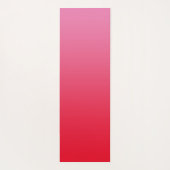 Roze en Rode Ombre Hart Script Naam Yogamat (Achterkant)