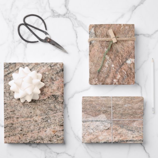 Roze en rode rots inpakpapier vel (Voorkant)