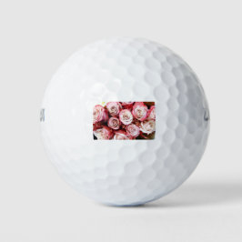 Roze en rode rozen Bouquet Golfballen